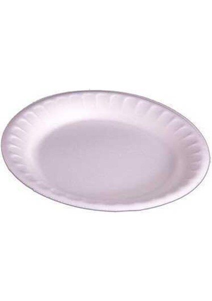Köpük Tabak 21 cm 100 Adet