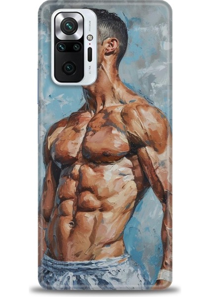 Xiaomi Redmi Note 10 Pro Hd Baskılı Kılıf + Seramik Tam Kaplayan Ekran Koruyucu 4
