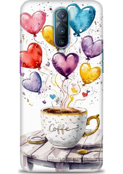Oppo RX17 Pro Kılıf Hd Baskılı Kılıf + Seramik Tam Kaplayan Ekran Koruyucu 411
