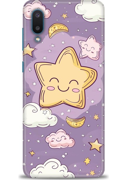 Samsung Galaxy A02 Hd Baskılı Kılıf + Seramik Tam Kaplayan Ekran Koruyucu 309