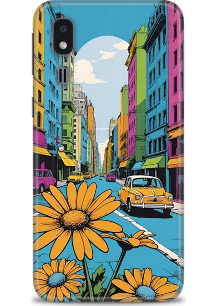 Samsung Galaxy A2 Core Hd Baskılı Kılıf + Seramik Tam Kaplayan Ekran Koruyucu 449
