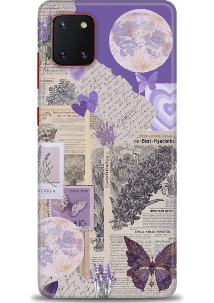 Samsung Galaxy A81 Hd Baskılı Kılıf + Seramik Tam Kaplayan Ekran Koruyucu 210