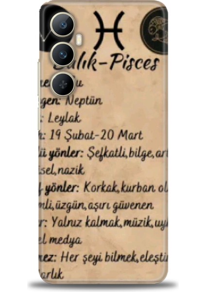 Realme C65 4g Kılıf Hd Baskılı Kılıf + Seramik Tam Kaplayan Ekran Koruyucu 473