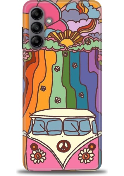 Samsung Galaxy A04S Hd Baskılı Kılıf + Seramik Tam Kaplayan Ekran Koruyucu 445