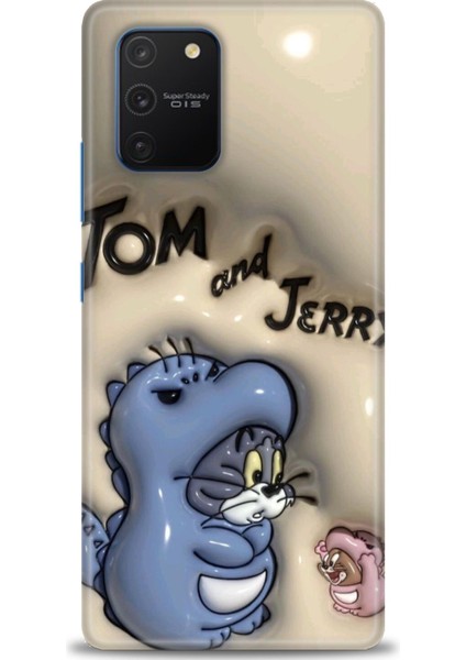 Samsung Galaxy A91 Hd Baskılı Kılıf + Seramik Tam Kaplayan Ekran Koruyucu 117