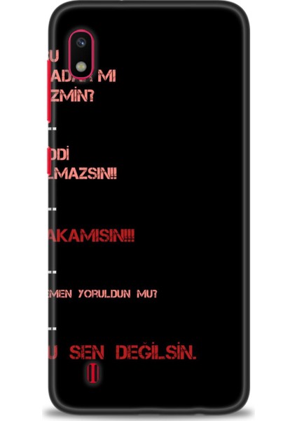 Samsung Galaxy A10 Hd Baskılı Kılıf + Seramik Tam Kaplayan Ekran Koruyucu 391