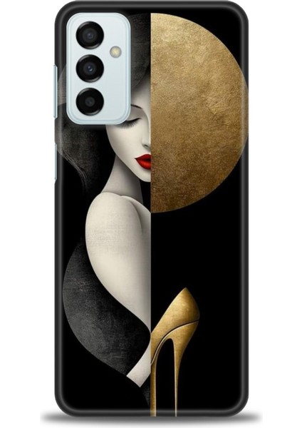 Samsung Galaxy M13 Hd Baskılı Kılıf + Seramik Tam Kaplayan Ekran Koruyucu 147