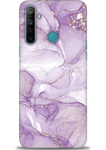 Realme C3 Kılıf Hd Baskılı Kılıf + Seramik Tam Kaplayan Ekran Koruyucu 320