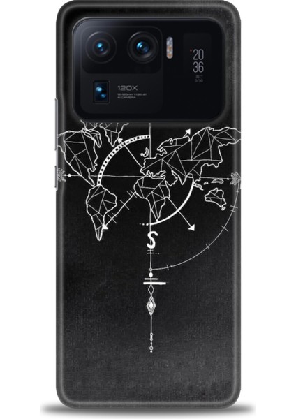 Xiaomi Mi 11 Ultra Kılıf Hd Baskılı Kılıf + Seramik Tam Kaplayan Ekran Koruyucu 87