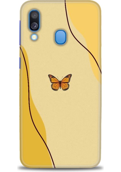 Samsung Galaxy A40 Hd Baskılı Kılıf + Seramik Tam Kaplayan Ekran Koruyucu 188