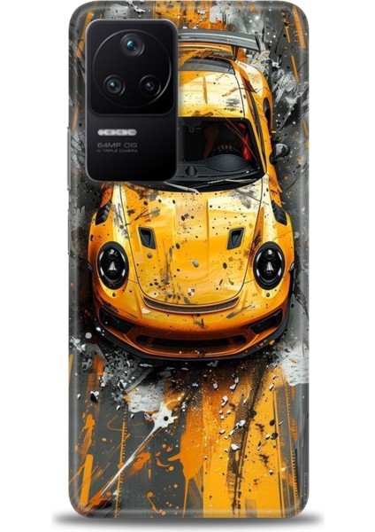 Xiaomi Poco F4 Kılıf Hd Baskılı Kılıf + Seramik Tam Kaplayan Ekran Koruyucu 104