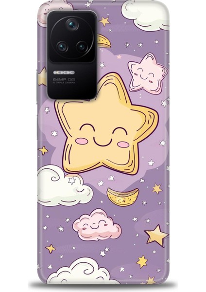 Xiaomi Poco F4 Kılıf Hd Baskılı Kılıf + Seramik Tam Kaplayan Ekran Koruyucu 309