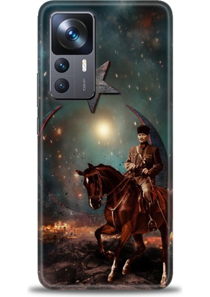 Xiaomi Mi 12T Pro Kılıf Hd Baskılı Kılıf + Seramik Tam Kaplayan Ekran Koruyucu 25