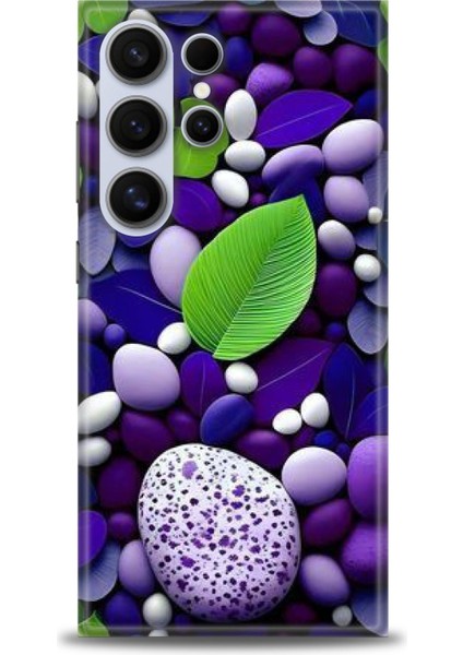 Samsung Galaxy S24 Ultra Hd Baskılı Kılıf + Seramik Tam Kaplayan Ekran Koruyucu 341
