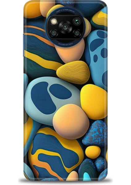 Xiaomi Poco X3 Nfc Kılıf Hd Baskılı Kılıf + Seramik Tam Kaplayan Ekran Koruyucu 343