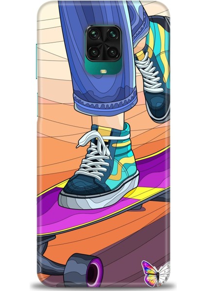 Xiaomi Redmi Note 9s Hd Baskılı Kılıf + Seramik Tam Kaplayan Ekran Koruyucu 446