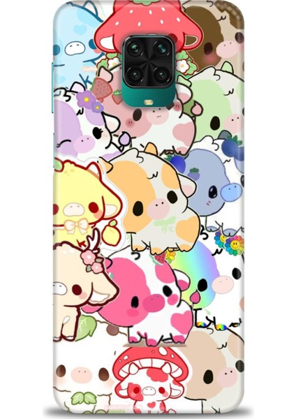 Xiaomi Redmi Note 9s Hd Baskılı Kılıf + Seramik Tam Kaplayan Ekran Koruyucu 491