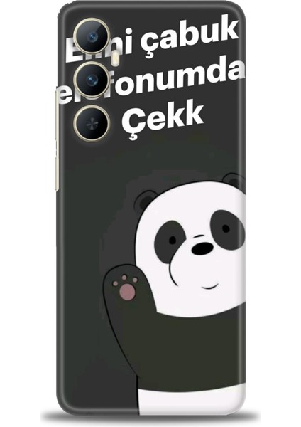 Realme C65 4g Kılıf Hd Baskılı Kılıf + Seramik Tam Kaplayan Ekran Koruyucu 156