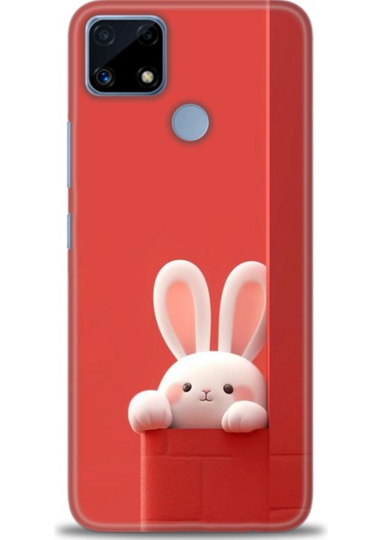 Realme C25S Kılıf Hd Baskılı Kılıf + Seramik Tam Kaplayan Ekran Koruyucu 77