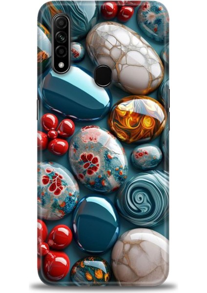 Oppo A31 Kılıf Hd Baskılı Kılıf + Seramik Tam Kaplayan Ekran Koruyucu 349