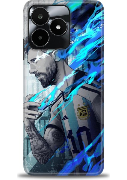Realme C53 Kılıf Hd Baskılı Kılıf + Seramik Tam Kaplayan Ekran Koruyucu 19