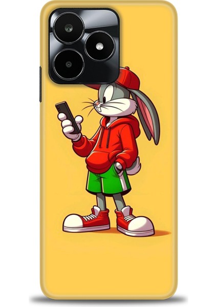 Realme C53 Kılıf Hd Baskılı Kılıf + Seramik Tam Kaplayan Ekran Koruyucu 401