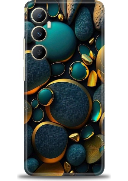 Realme C65 4g Kılıf Hd Baskılı Kılıf + Seramik Tam Kaplayan Ekran Koruyucu 345