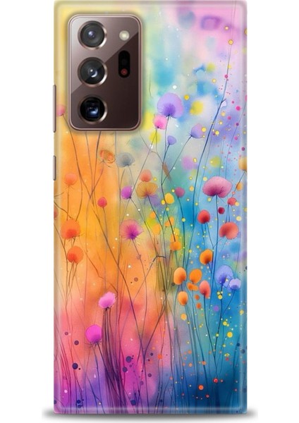 Samsung Galaxy Note 20 Ultra Hd Baskılı Kılıf + Seramik Tam Kaplayan Ekran Koruyucu 413