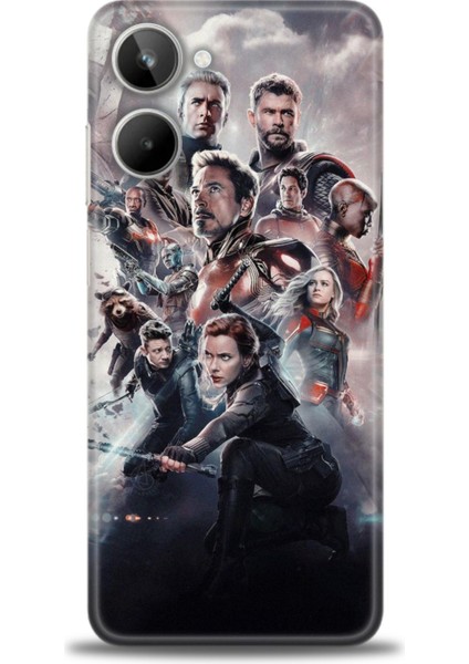 Realme 10 4g Kılıf Hd Baskılı Kılıf + Seramik Tam Kaplayan Ekran Koruyucu 99