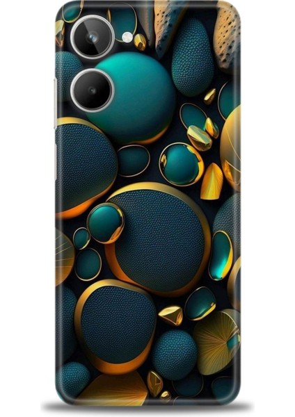 Realme 10 4g Kılıf Hd Baskılı Kılıf + Seramik Tam Kaplayan Ekran Koruyucu 345