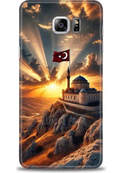Samsung Galaxy Note 5 Hd Baskılı Kılıf + Seramik Tam Kaplayan Ekran Koruyucu 229