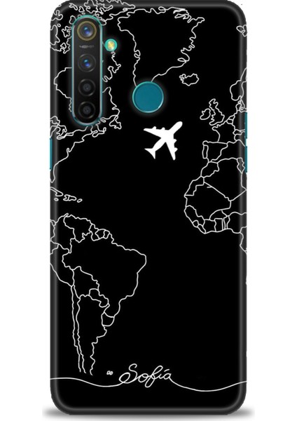 Realme 5 Pro Kılıf Hd Baskılı Kılıf + Seramik Tam Kaplayan Ekran Koruyucu 382