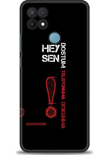 Oppo A15S Kılıf Hd Baskılı Kılıf + Seramik Tam Kaplayan Ekran Koruyucu 392