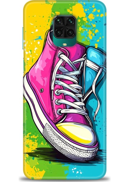 Xiaomi Redmi Note 9s Hd Baskılı Kılıf + Seramik Tam Kaplayan Ekran Koruyucu 441