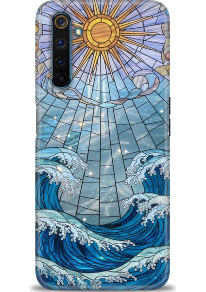 Realme 6 Pro Kılıf Hd Baskılı Kılıf + Seramik Tam Kaplayan Ekran Koruyucu 336