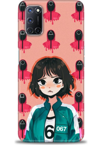 Oppo A92 Kılıf Hd Baskılı Kılıf + Seramik Tam Kaplayan Ekran Koruyucu 289