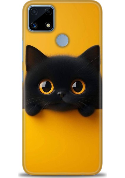 Realme C25S Kılıf Hd Baskılı Kılıf + Seramik Tam Kaplayan Ekran Koruyucu 64