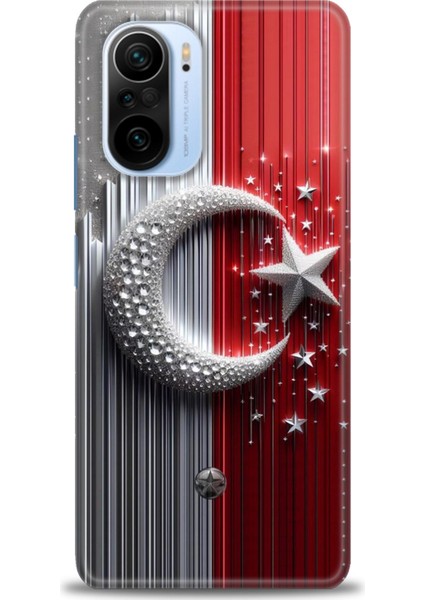 Xiaomi Redmi K40 Pro Hd Baskılı Kılıf + Seramik Tam Kaplayan Ekran Koruyucu 40
