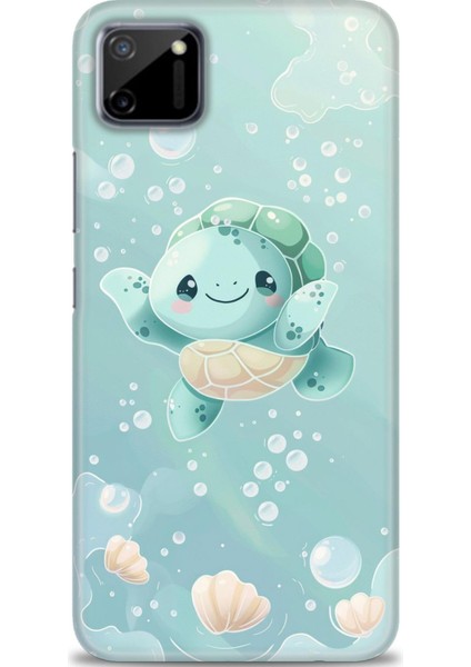 Realme C11 Kılıf Hd Baskılı Kılıf + Seramik Tam Kaplayan Ekran Koruyucu 310