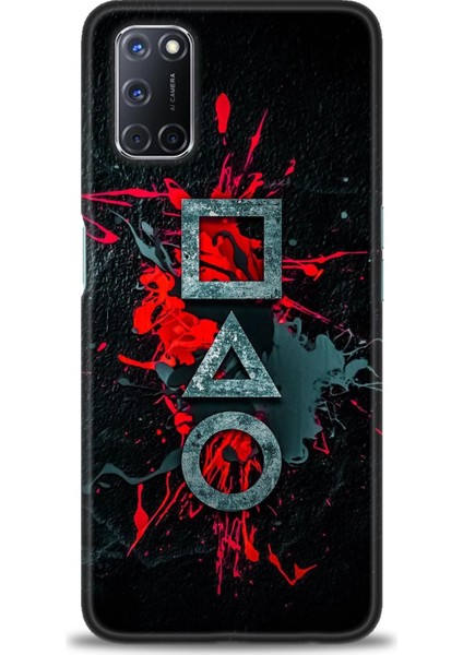 Oppo A92 Kılıf Hd Baskılı Kılıf + Seramik Tam Kaplayan Ekran Koruyucu 281