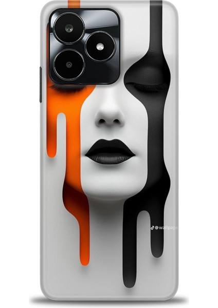 Realme C53 Kılıf Hd Baskılı Kılıf + Seramik Tam Kaplayan Ekran Koruyucu 143