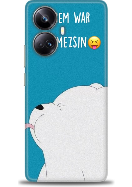 Realme 10 Pro Plus Kılıf Hd Baskılı Kılıf + Seramik Tam Kaplayan Ekran Koruyucu 152