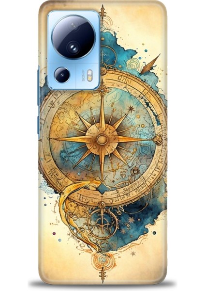 Xiaomi Mi 13 Lite Kılıf Hd Baskılı Kılıf + Seramik Tam Kaplayan Ekran Koruyucu 89