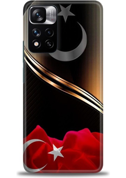 Xiaomi Redmi Note 11 Pro Plus Hd Baskılı Kılıf + Seramik Tam Kaplayan Ekran Koruyucu 33