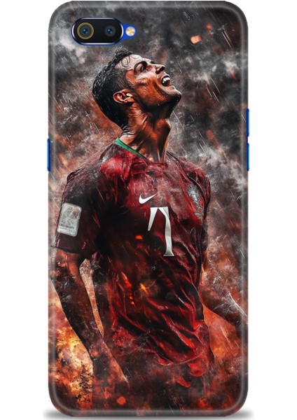 Realme C2 Kılıf Hd Baskılı Kılıf + Seramik Tam Kaplayan Ekran Koruyucu 8
