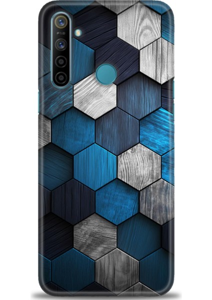 Realme C3 Kılıf Hd Baskılı Kılıf + Seramik Tam Kaplayan Ekran Koruyucu 323