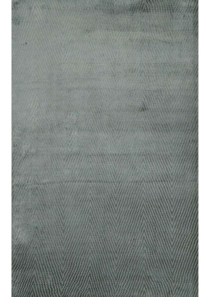 Nüans Gri Renk Ipek Görünümlü Viskoz Modern El Dokuma Halı 80X150 cm (1.2 M²)