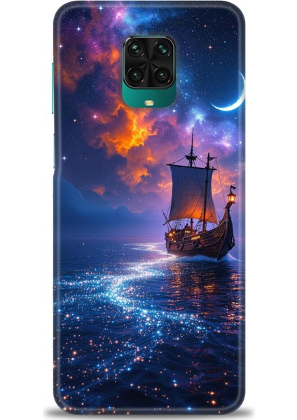 Xiaomi Redmi Note 9s Hd Baskılı Kılıf + Seramik Tam Kaplayan Ekran Koruyucu 235