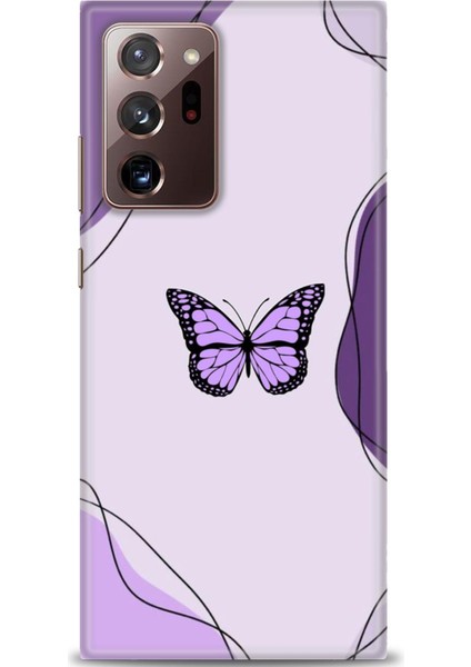 Samsung Galaxy Note 20 Hd Baskılı Kılıf + Seramik Tam Kaplayan Ekran Koruyucu 182