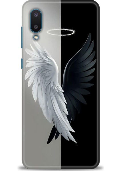 Samsung Galaxy A02 Hd Baskılı Kılıf + Seramik Tam Kaplayan Ekran Koruyucu 146